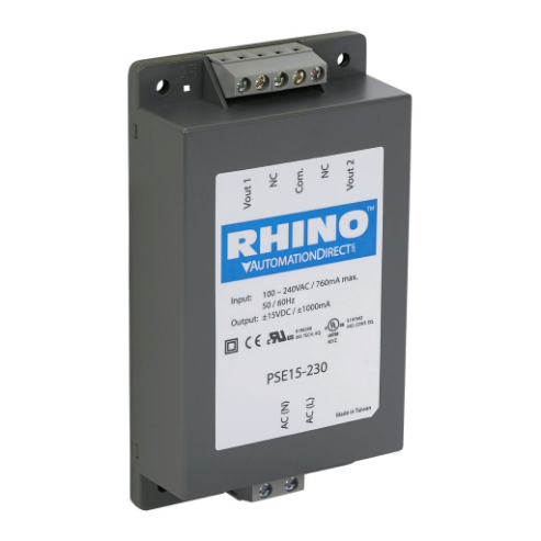 Switching Power Supply, +/-12 VDC At 1A/30W, 120/240 VAC Or 120-370 VDC Nominal Input