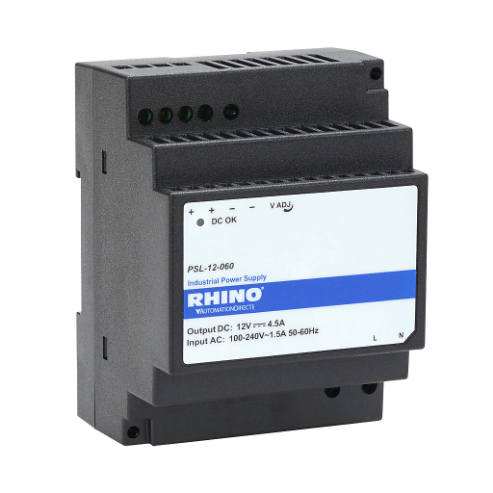 Switching Power Supply, 12 VDC At 4.5A/54W, 120/240 VAC Or 125-375 VDC Nominal Input