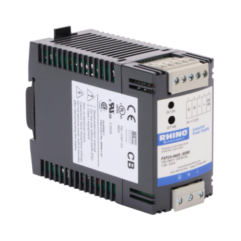 Switching Power Supply, 24 VDC At 2.5A/60W, 120/240 VAC Or 85-375 VDC Nominal Input