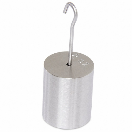 RICE LAKE 12902 Calibration Weight, 2 oz Nominal Mass, 6, No Certificate, Stainless Steel | CT9BAN 15F097