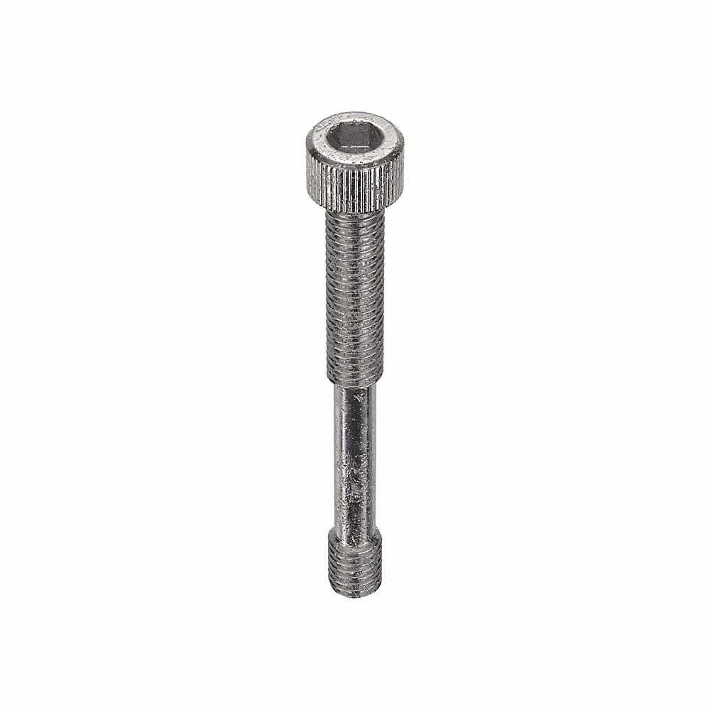 Captive Panel Screw, 10-32 Thread Size, Knurled, 1 3/4 In Overall Lg., Plain, Socket