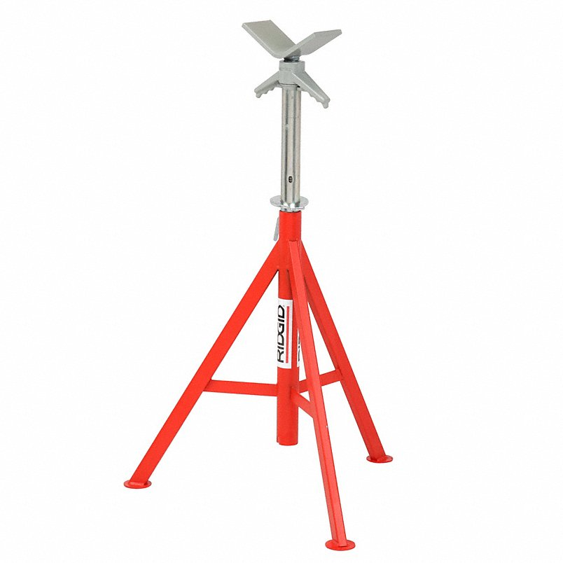 Ridgid 56662 | VJ-99 | 4CX07 | V-Head Pipe Stand, 1/8 To 12 Inch