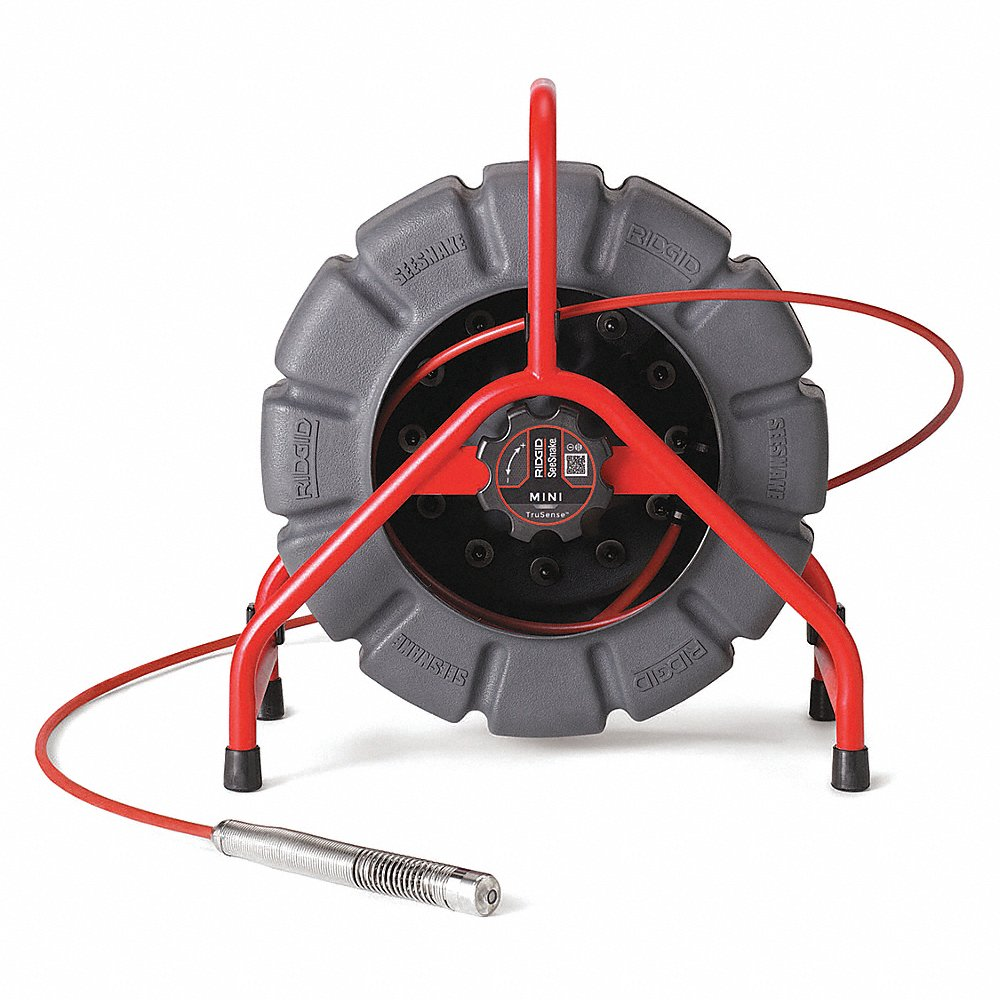 RIDGID Mini Pipe Inspection Camera Reel, SeeSnake Mini, 200 ft Length, 8 Inch Max. Pipe Dia | CT9BDU 54ZG80