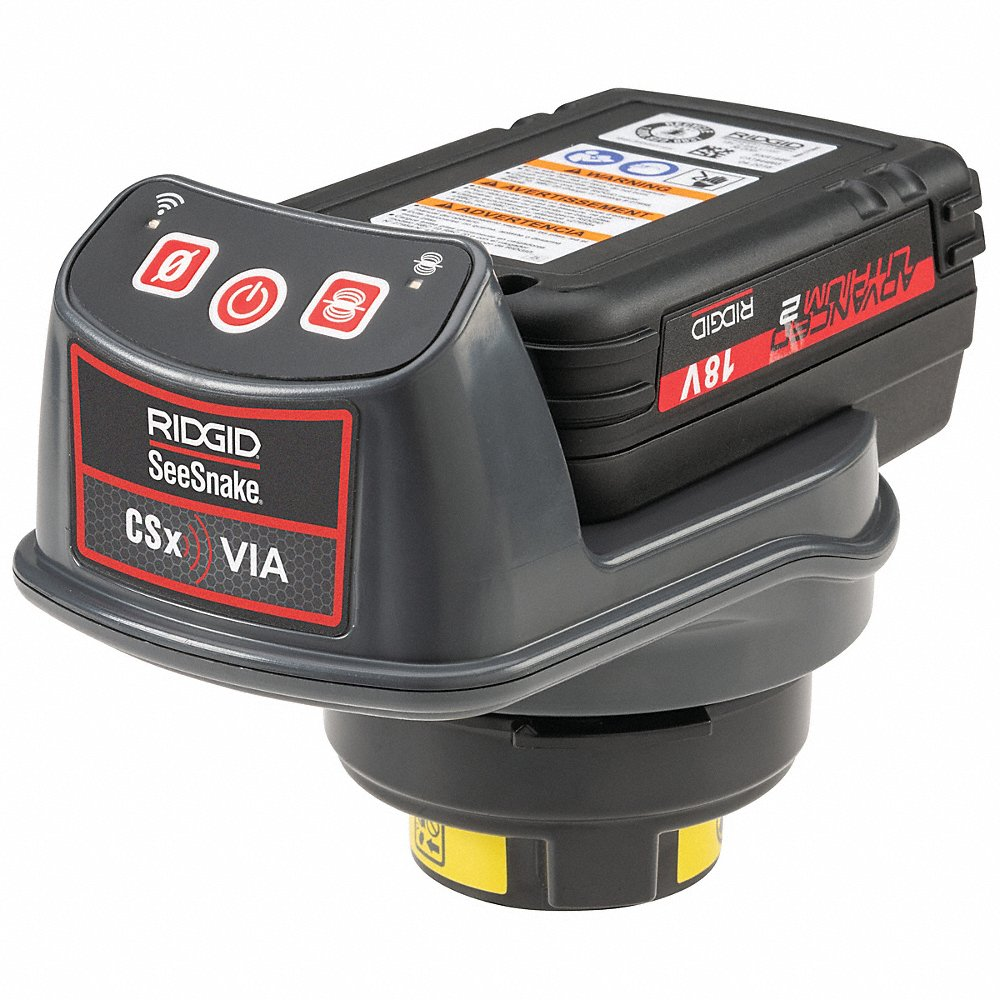 RIDGID 66523 Transmitting Device, 18V, 5.9 Inch Length, 4.2 Inch Width, 4.9 Inch Height | CM9BLU
