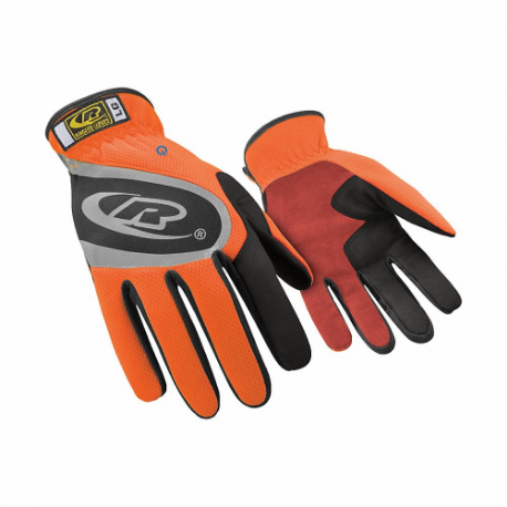 RINGERS GLOVES 116-10 TECHNOLOGIES Mechanics Gloves, L 10, Mechanics Glove, Full Finger, Orange, 1 PR | CT9BKJ 41TL17