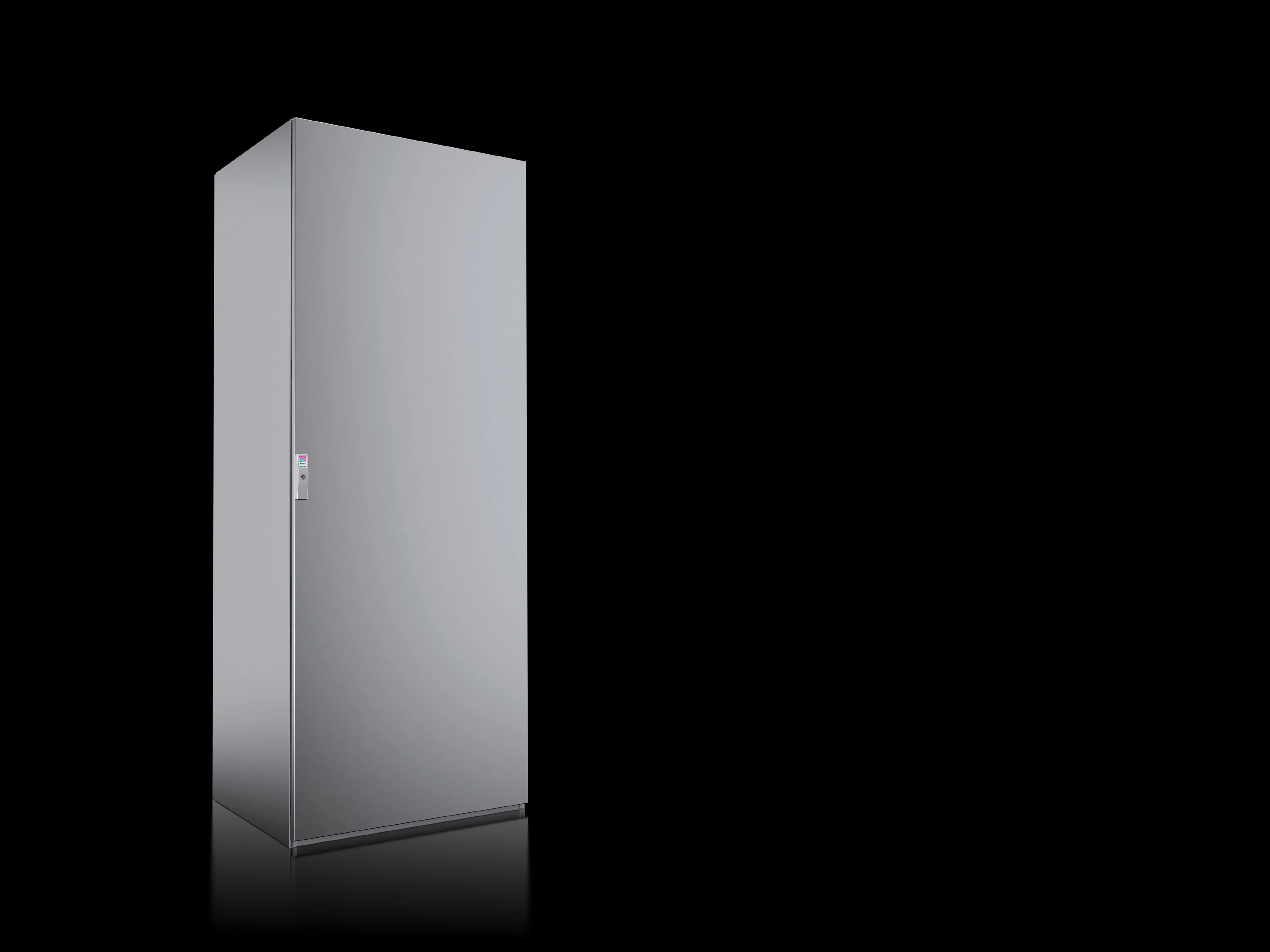 Free-Standing Enclosure System, 800X2000X600 Mm, Stainless Steel, 1.4301, With Mounting Plate, Single Door At The Front