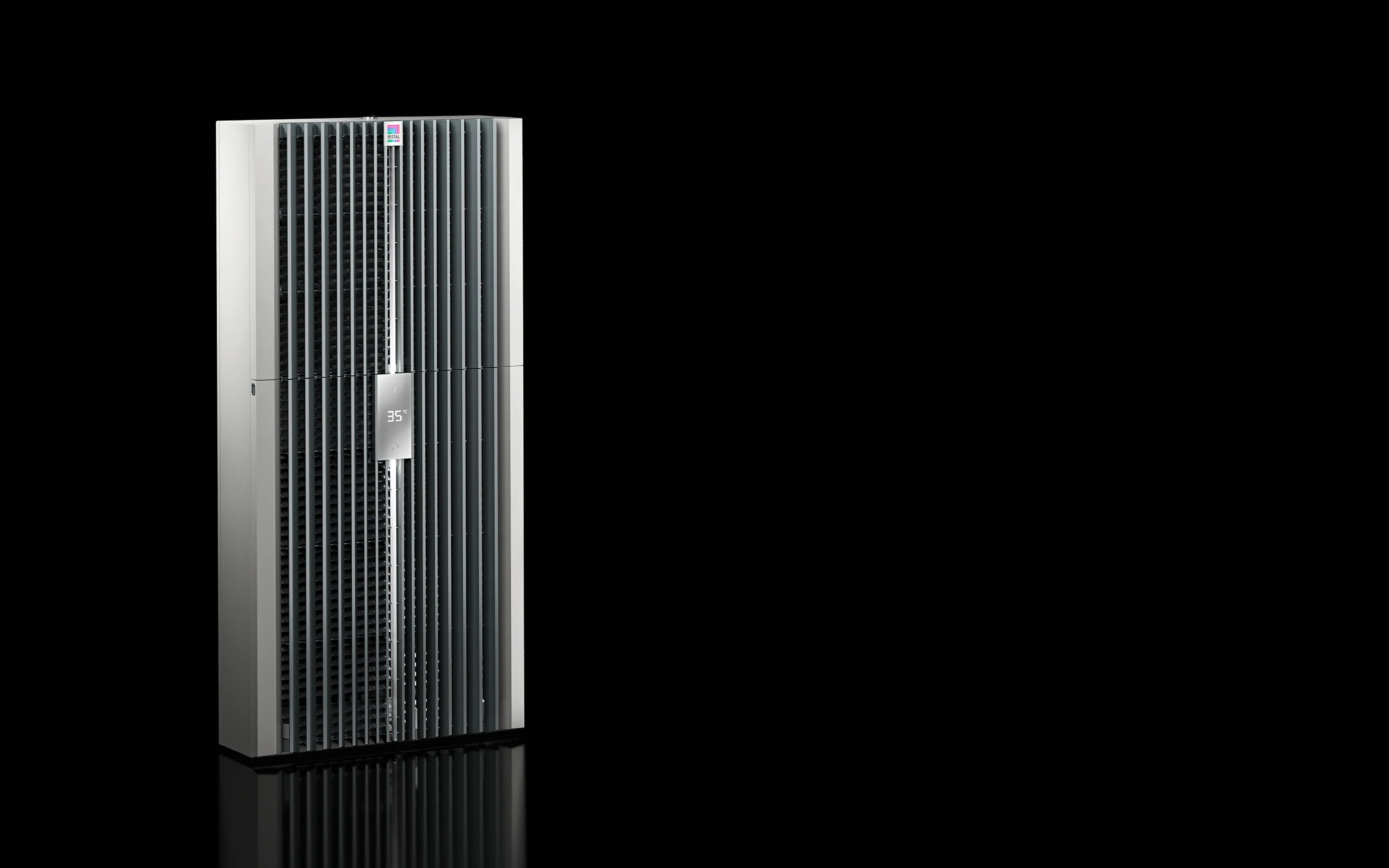 Cooling Unit, Wall-Mounted, 3412 Btu/H 110-240 V, 1, 50-60 Hz, Carbon Steel, 400 X 950 X 196 Mm