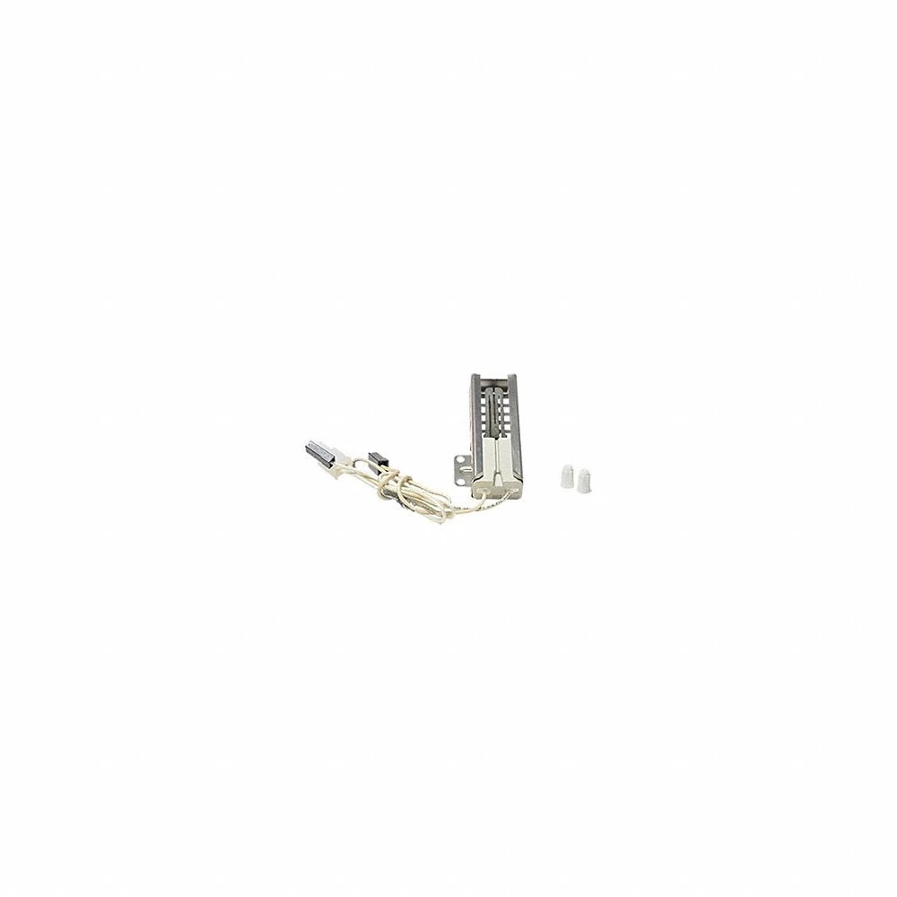 Hot Surface Igniter, Silicon Carbide, 16 Inch Lead Lg, 120V AC, Hardwired, Flat Tip