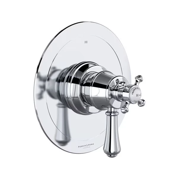 Georgian Era 1/2 Therm And Pressure Balance Trim With 3 Functions Shared