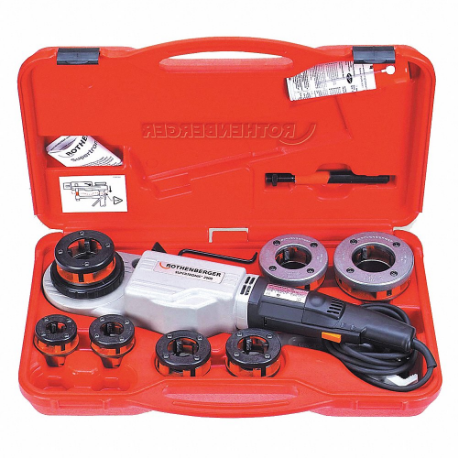 Portable Pipe Threading Machine, Corded, Supertronic 2000, 1/2 Inch To 2 Inch Pipe