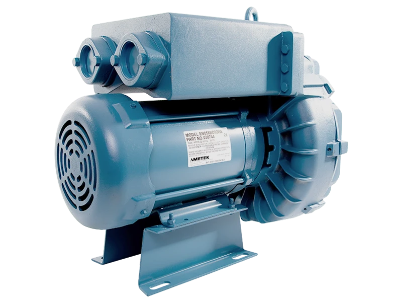 ROTRON 080058000 Regenerative Blower, Frame Size 15.42, 575V, 1 Stage, AC, 3 Phase | CX8RTJ 080058 / EN656M86XL