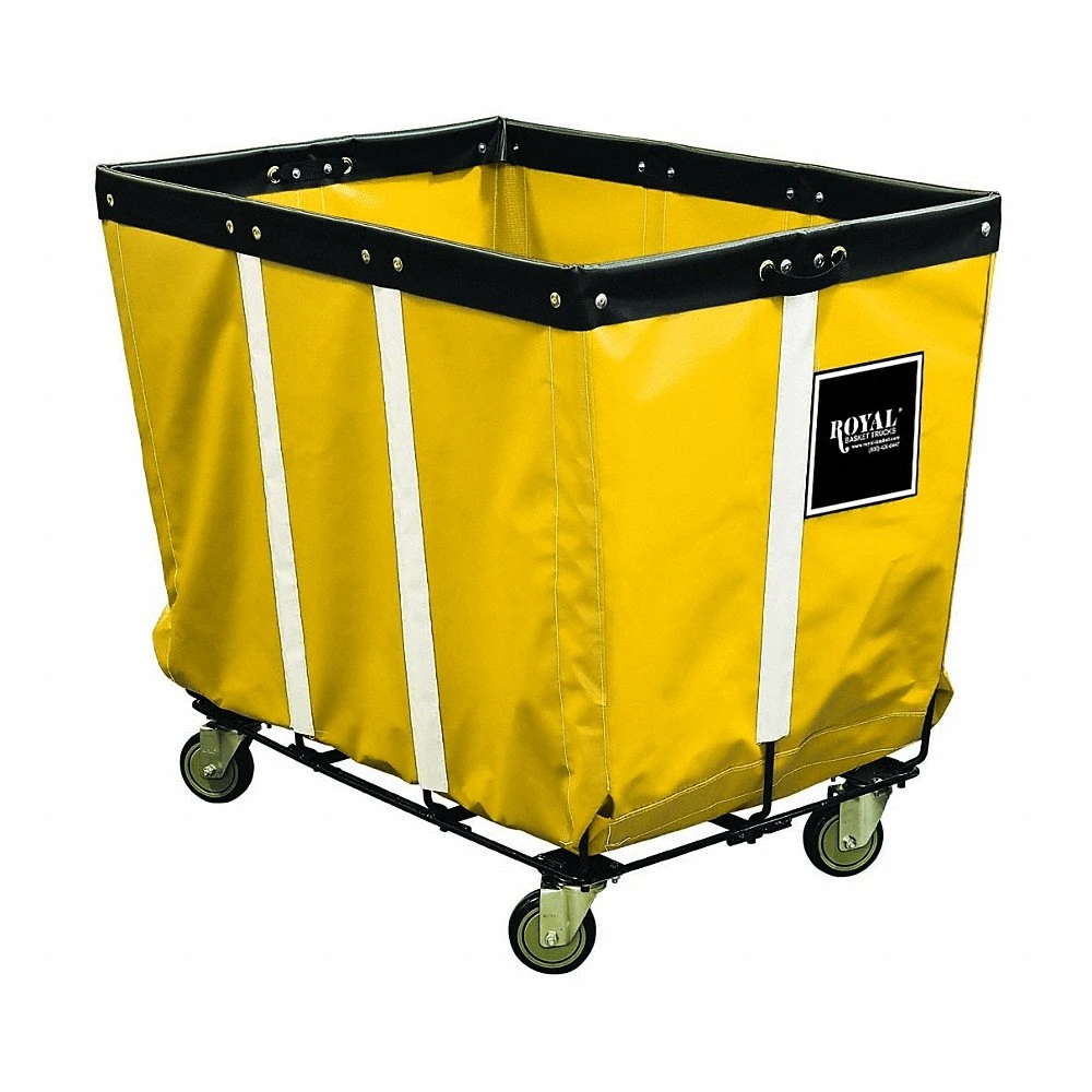 Basket Truck, Vinyl Liner, Yellow, 4 Swivel, Corner, 20 bu Truck Capacity