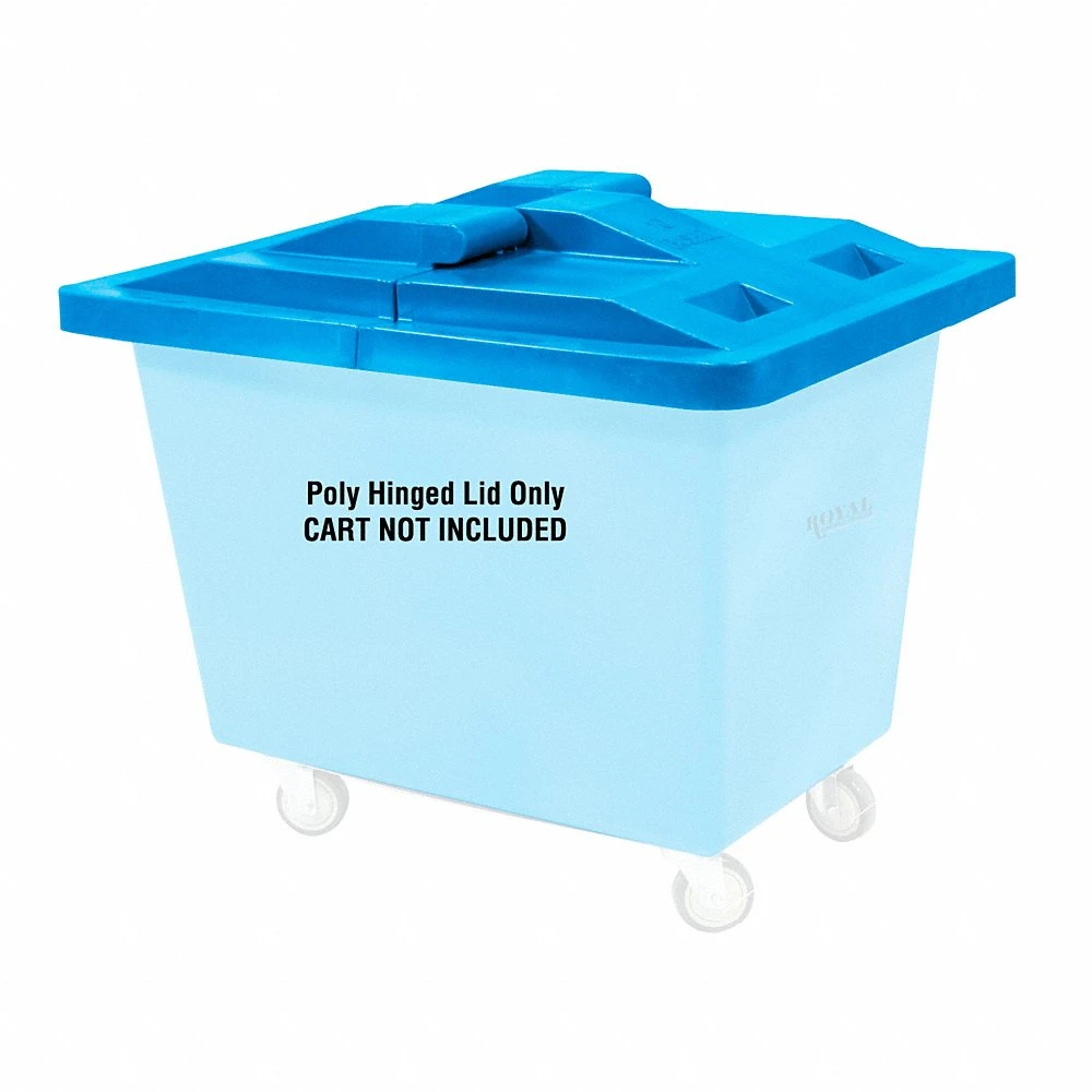 Hinged Truck Lid, 38 Inch Length, 5 Inch Height, Blue