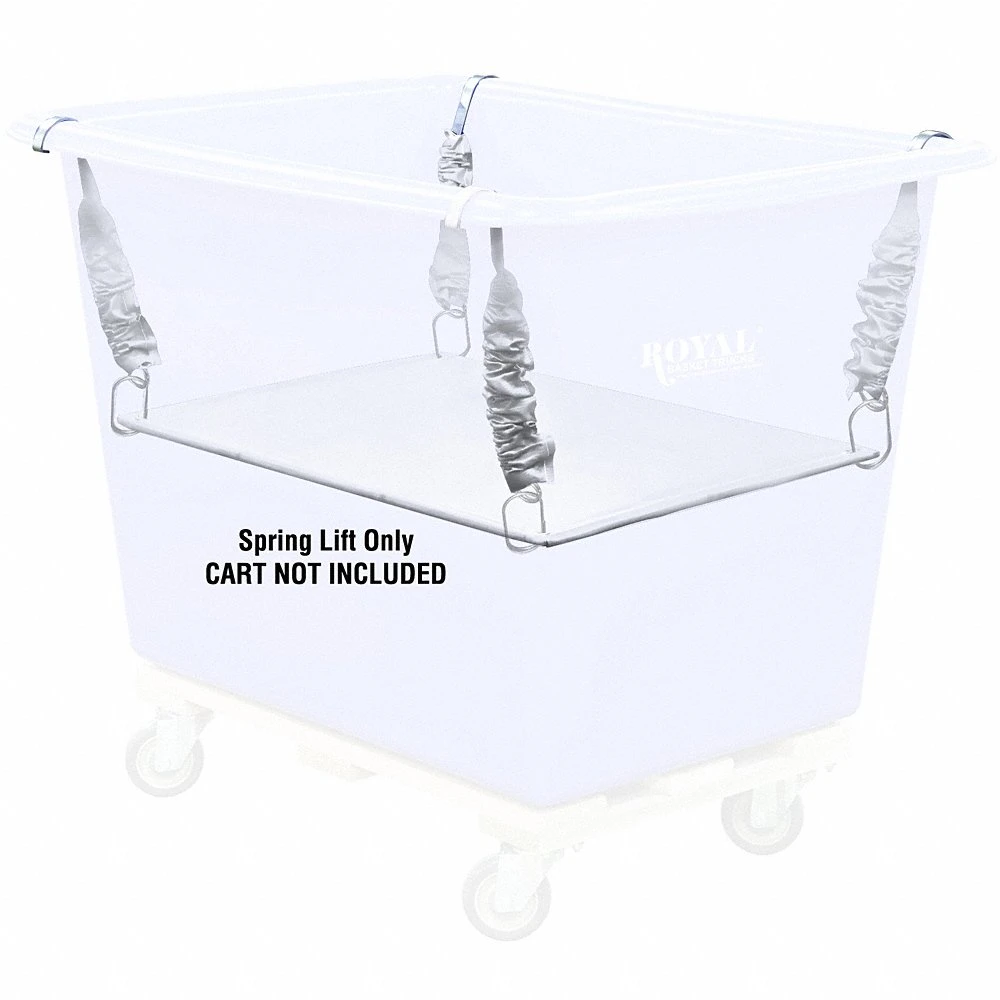 Cube Truck Spring Lift Kit, White, 150 lb Load Capacity, 42 1/2 Inch Overall Length