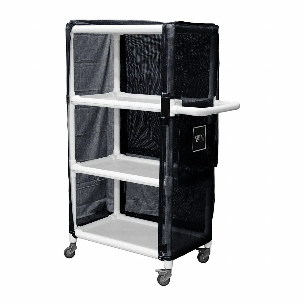 PVC Linen Cart, 600 lb Capacity, 32 Inch Length
