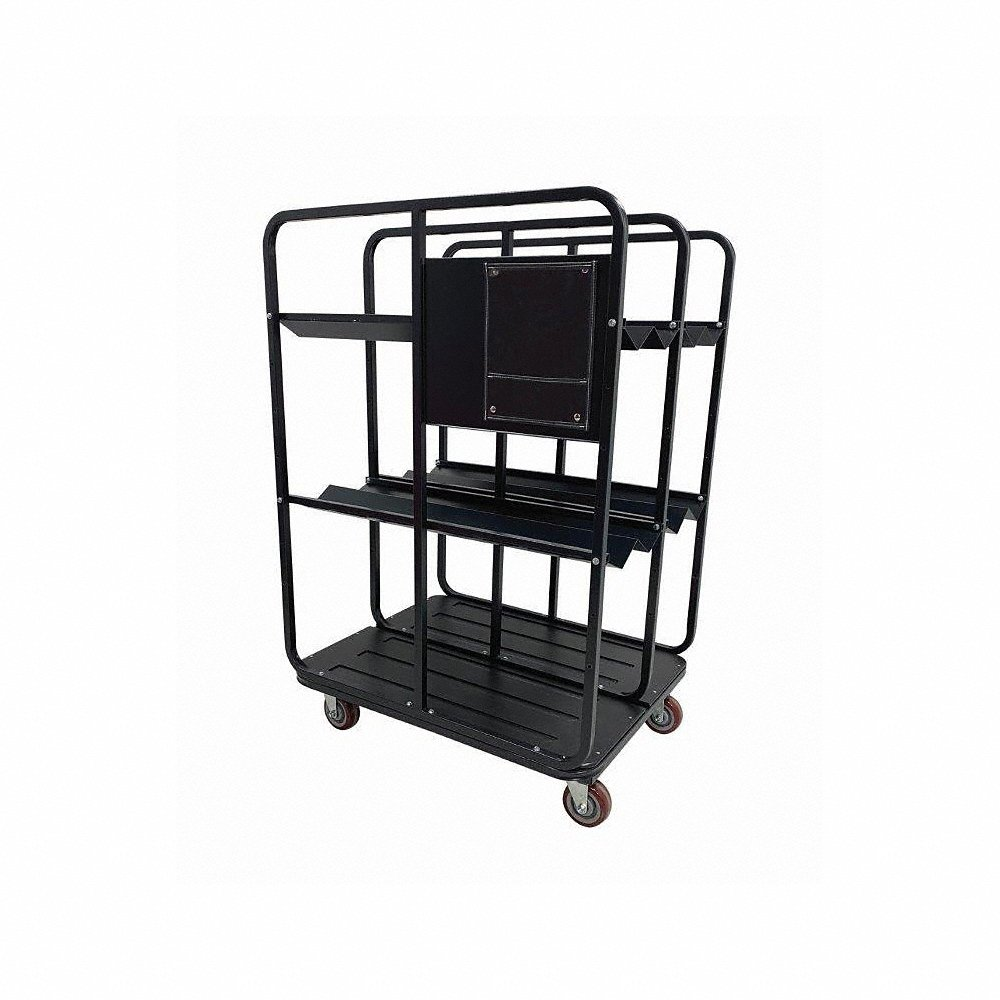 Mat Cart, 40 length, 63 Height, Black