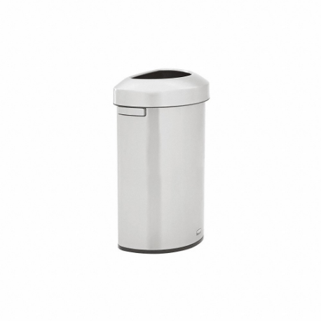 RUBBERMAID 2147582 Trash Can, Stainless Steel, Dome Top, Silver, 21 gal Capacity | CT9FND 61JA20