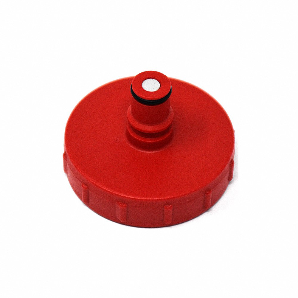 RUBBERMAID FGQ969L10000 Pulse Red Cap | CT9FHL 103N88