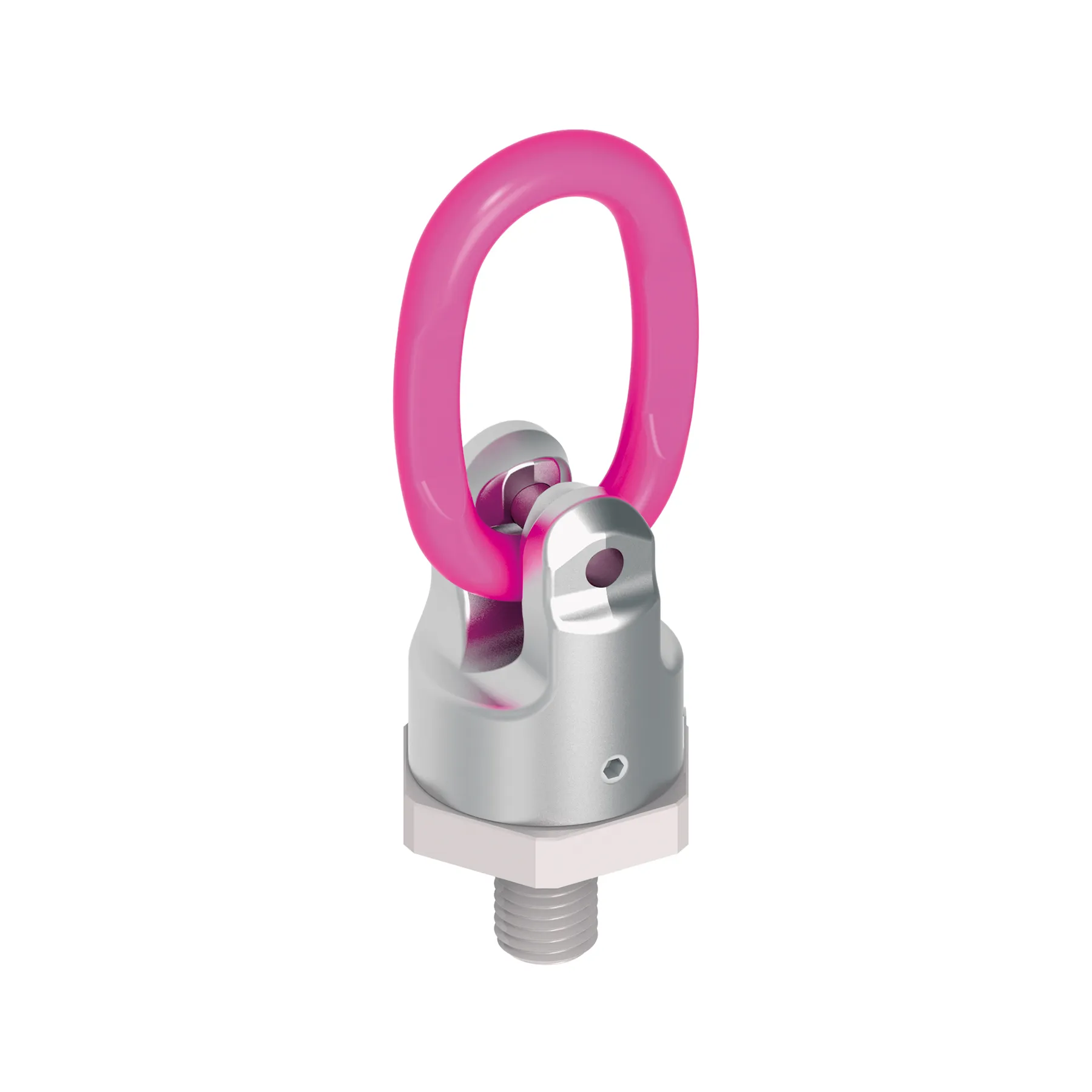 Hoist Ring, 180 Pivot, 3300 Lbs. Load Capacity, 360 Swivel Angle, Powder Coated, UNC