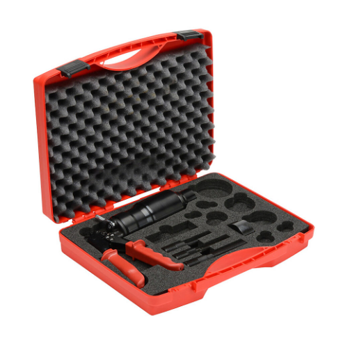 Compact Hydraulic Punch, Manual Pistol-Grip, 50 Kn Distance Sleeve And Adapter Bolts