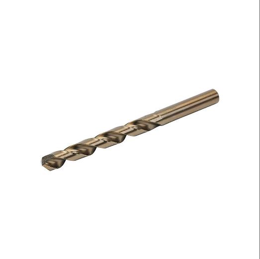 RUKO 215818 Jobber-Length Drill Bit, 21/64 Inch Size, Split Point, 5 Perc. Cobalt Hss, Pack Of 10 | CV7HRR