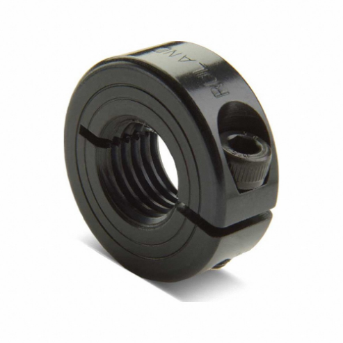 RULAND MANUFACTURING AMTCL-10-2-F Acme Threaded Shaft Collar, 1 Piece, Metric, Threaded, Clamp On, 9 mm Collar Wide | CT9NMY 805GW9
