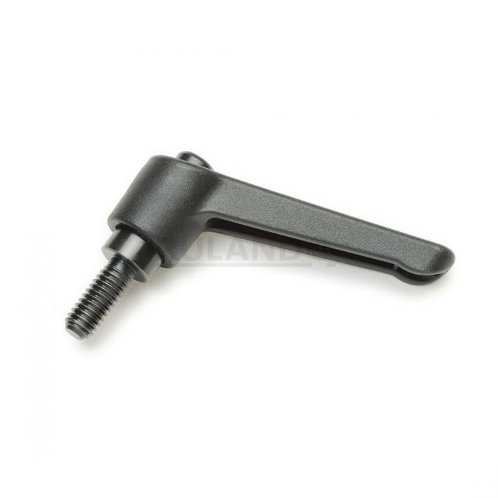 Lever Lg. 78mm, Stud Thread 3/8X16, Stud Lg. 32mm, Plastic Lever, Steel Inserts