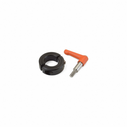 RULAND MANUFACTURING LVO-MSP-24E-AN Quick Clamping Shaft Collar, 1 1/2 Inch Bore Dia, Round, Aluminum, Orange | CT9JVK 805LA1