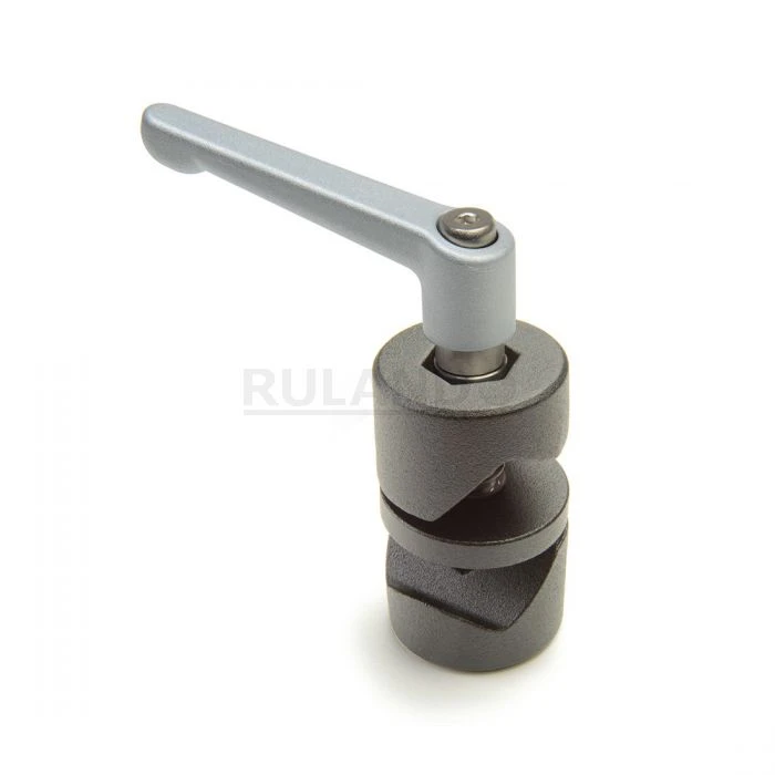 Clamp 12mm, Ht. 92mm, Lever Lg. 63mm, Powder Coated Aluminum