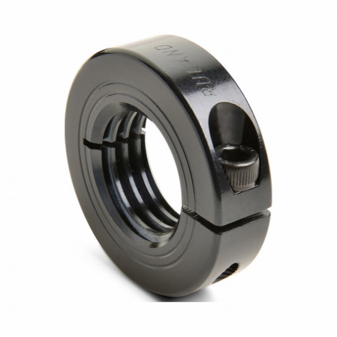 RULAND MANUFACTURING MTCL-16-2-F-LH Threaded Shaft Collar, 1 Piece, Metric, Threaded, Clamp On, 13 mm Collar Wide | CT9MTU 805H26