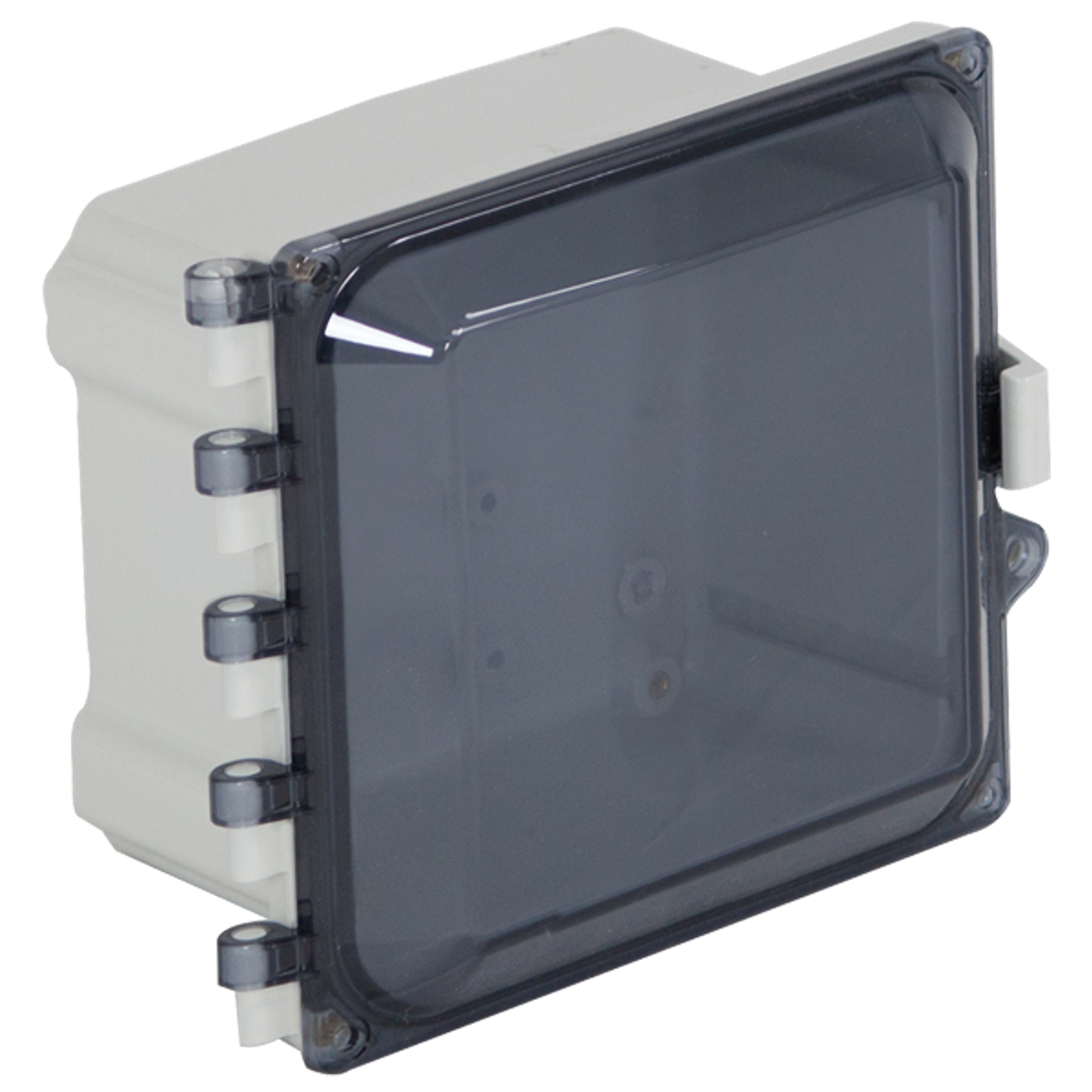 Polycarbonate Enclosure, 6 x 6 x 5 Inch Size, Tinted