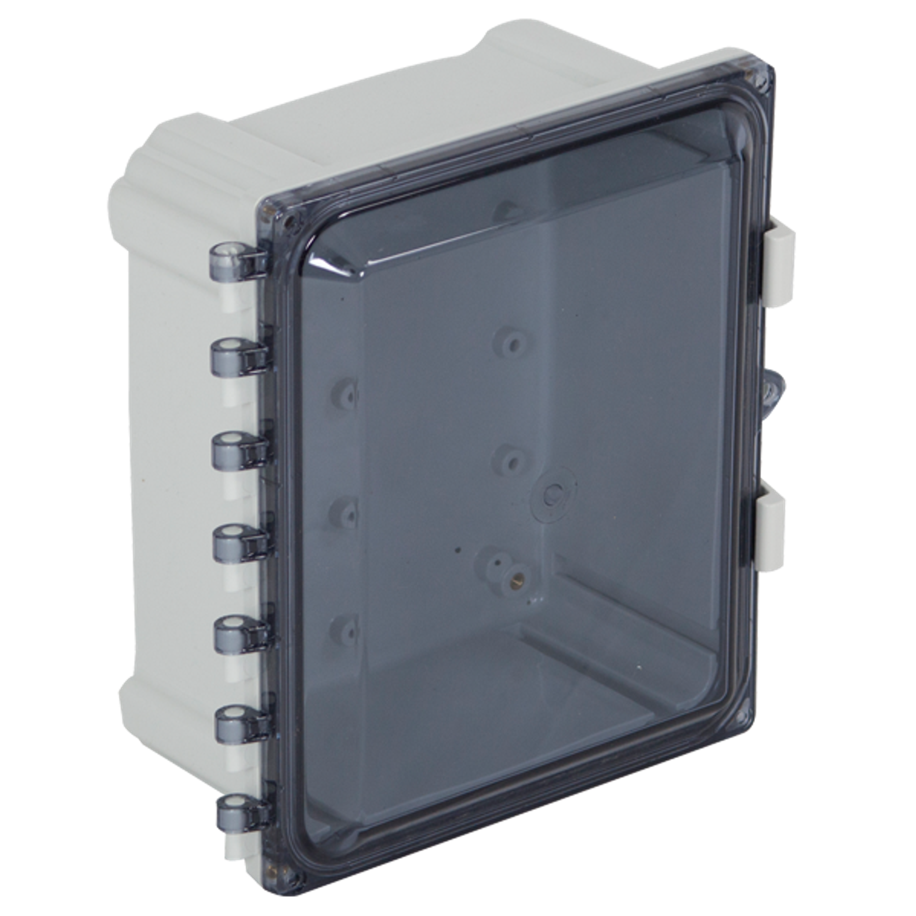 Polycarbonate Enclosure, 10 x 10 x 6 Inch Size, Tinted