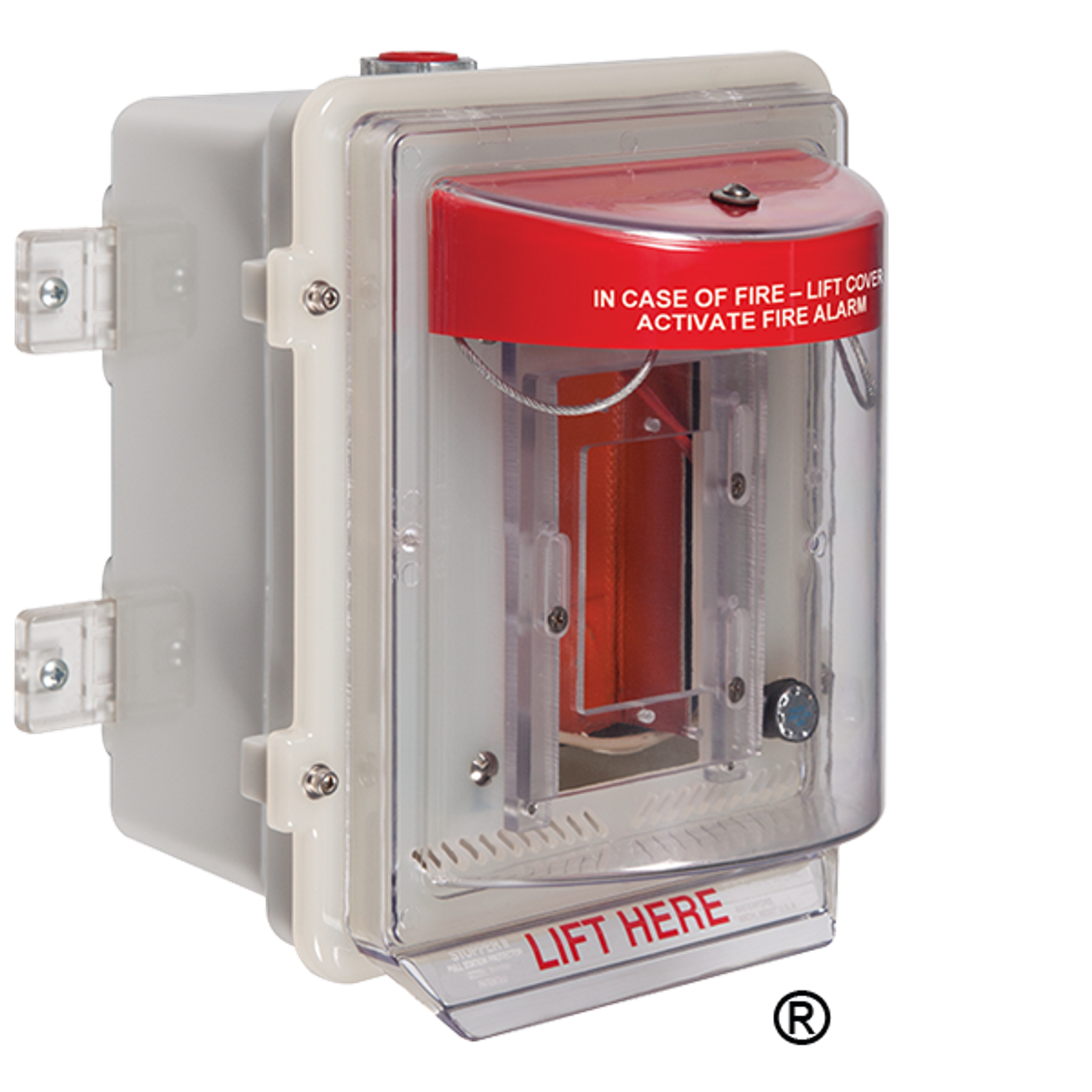 Heated Enclosure, with 4 Inch Deep Back Box, Fire Label, 240 Vac