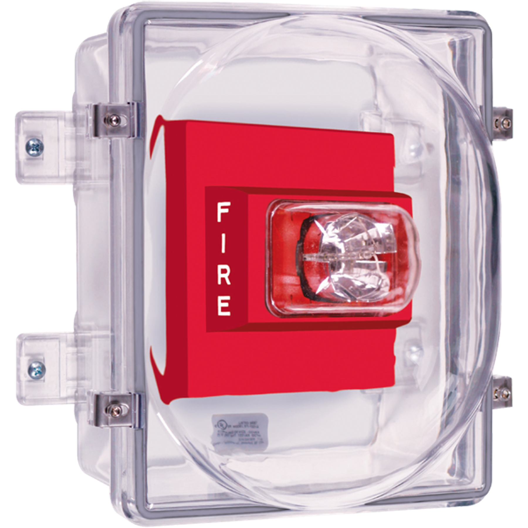 Protective Polycarbonate Cover, 4 Inch Deep