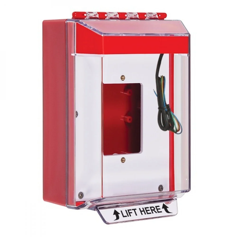 Universal Stopper With Horn and Relay, Low Profile Cover, Back Box, Open Mounting Plate
