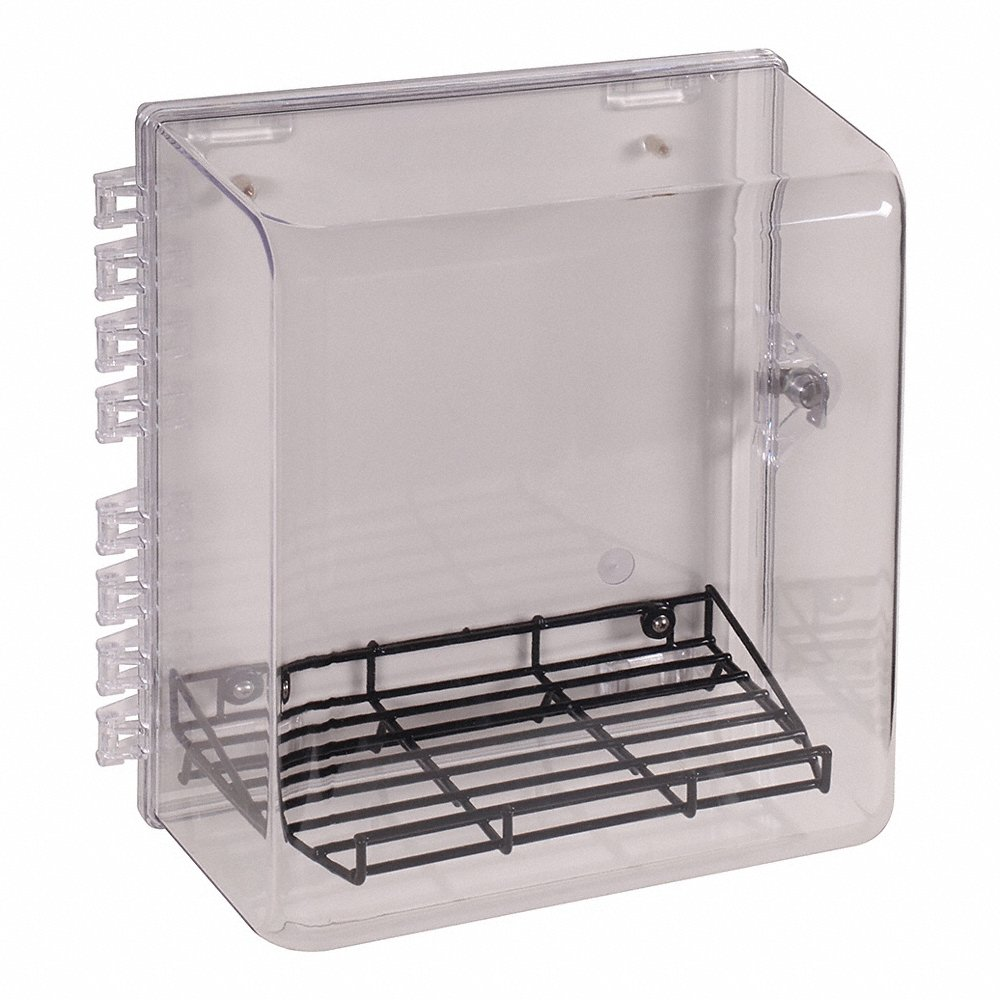 Polycarbonate Cabinet, With Wire Shelf & Thumb Lock