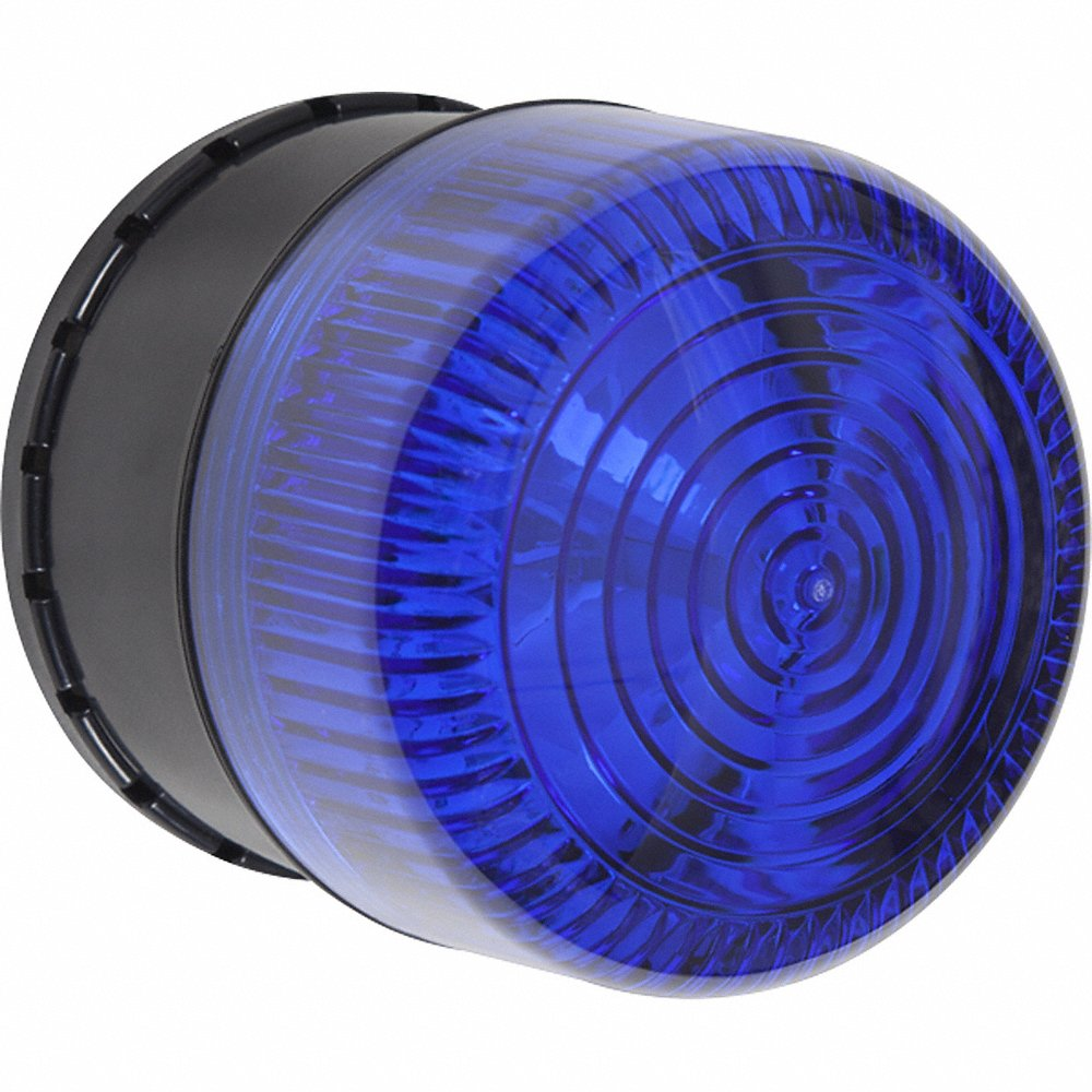 Siren/Strobe, Select-Alert, Round, Blue