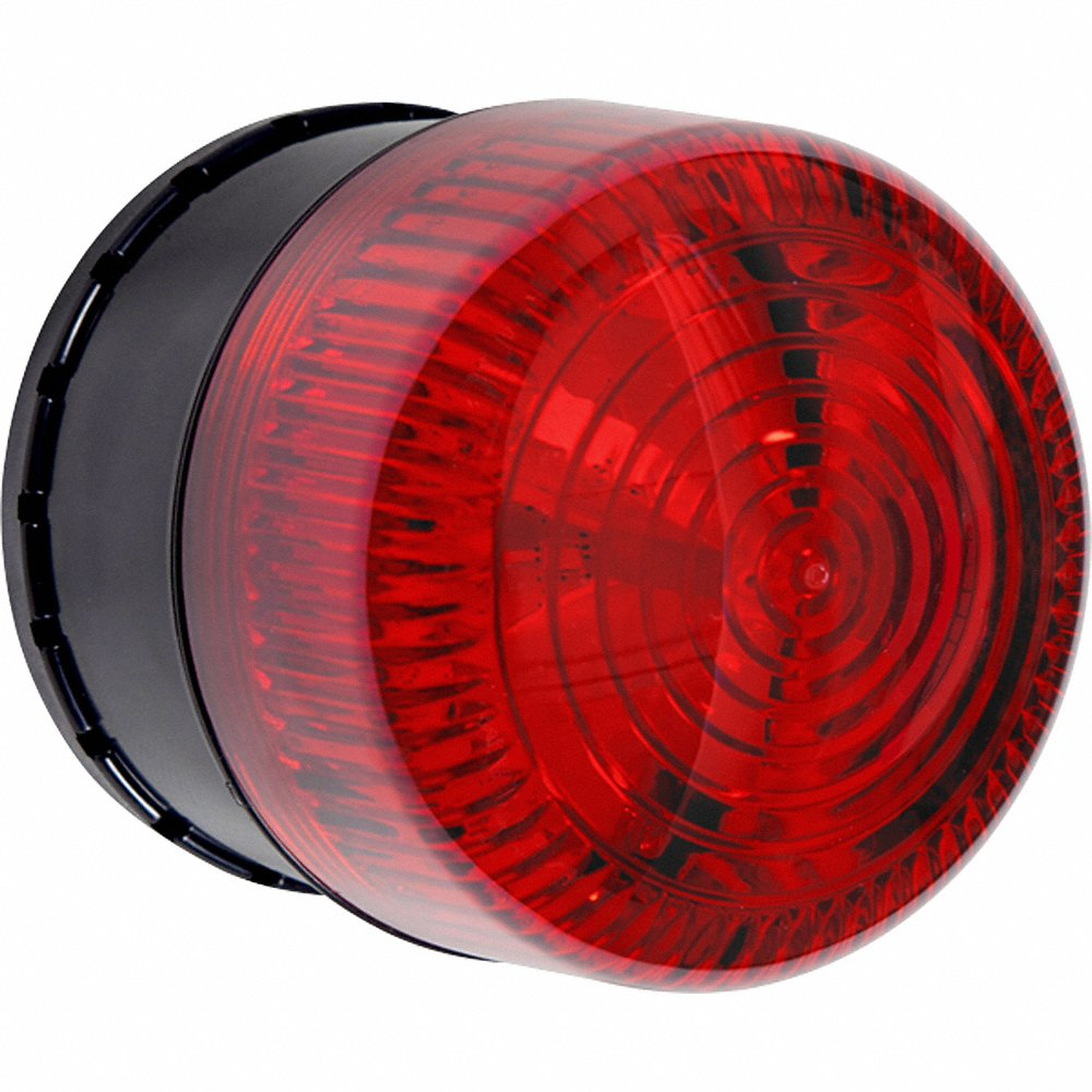 Siren/Strobe, Round, Red, Select-Alert