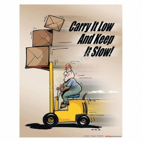 SAFETYPOSTER P0612 Safety Poster, 22 X 17 Inch Nominal Sign Size, English | CT9QZJ 35LF94