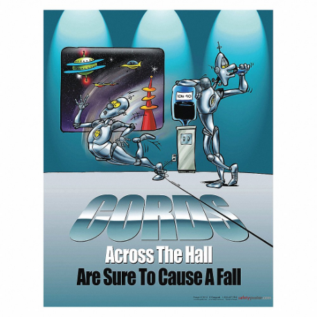 SAFETYPOSTER P1285 Safety Poster, 22 X 17 Inch Nominal Sign Size, English | CT9RCD 35LG56