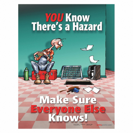 SAFETYPOSTER P3099 Safety Poster, 22 X 17 Inch Nominal Sign Size, English | CT9RAK 35LF92