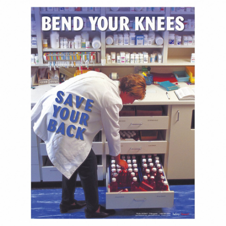 SAFETYPOSTER P4408 Safety Poster, 22 X 17 Inch Nominal Sign Size, English | CT9QZG 35LG54