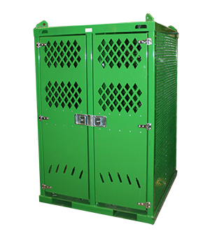 SAFTCART STS-20-FW-2 Gas Cylinder Cabinet, Size 79 x 50 x 50 inch | CE2HBZ
