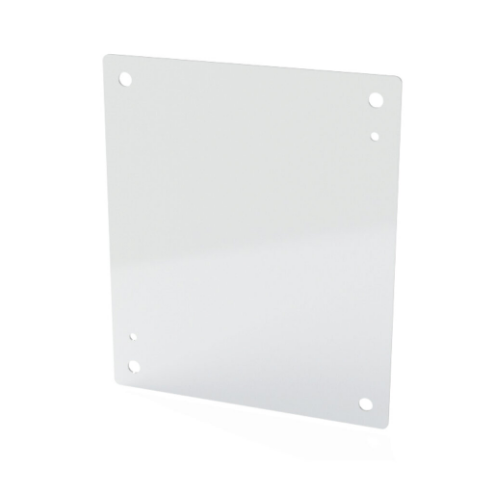 SAGINAW SCE-16DLP14 Subpanel, Carbon Steel, White, Powder Coat Finish | CV6WXK