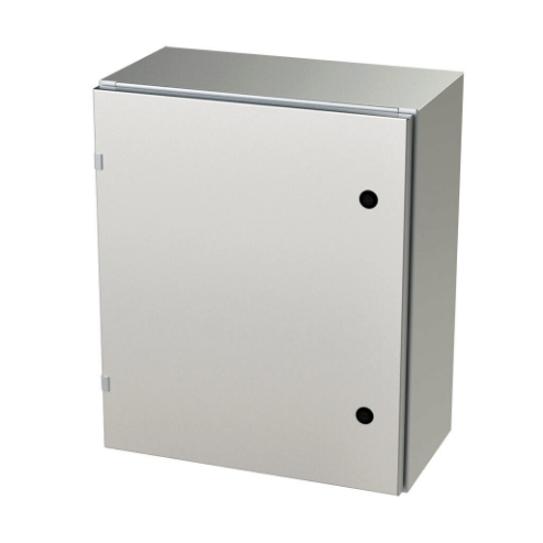 SAGINAW SCE-24EL2010SS6LP Enclosure, 24 x 20 x 10 Inch Size, Wall Mount, 316L Stainless Steel, #4 Brush Finish | CV6QTH