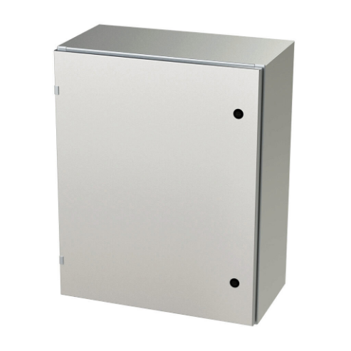 Enclosure, 30 x 24 x 12 Inch Size, Wall Mount, 304 Stainless Steel, #4 Brush Finish