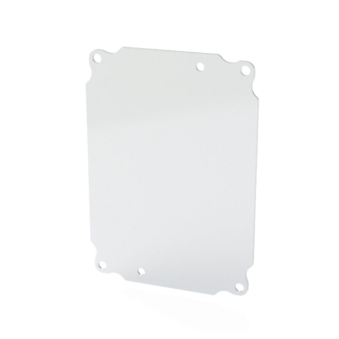 SAGINAW SCE-8P6 Subpanel, Carbon Steel, White, Powder Coat Finish | CV6XEP