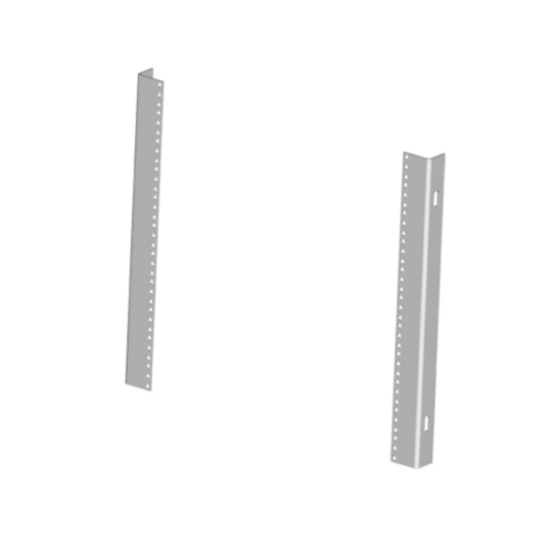 SAGINAW SCE-90rp24F5 Enclosure Rack Mounting Angle, Carbon Steel, White, Powder Coat Finish, Pack Of 2 | CV6LPG