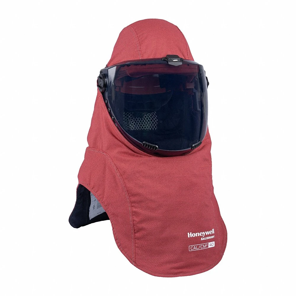 Arc Flash Hood, Face Shield Fitted, 40 cal/sq cm