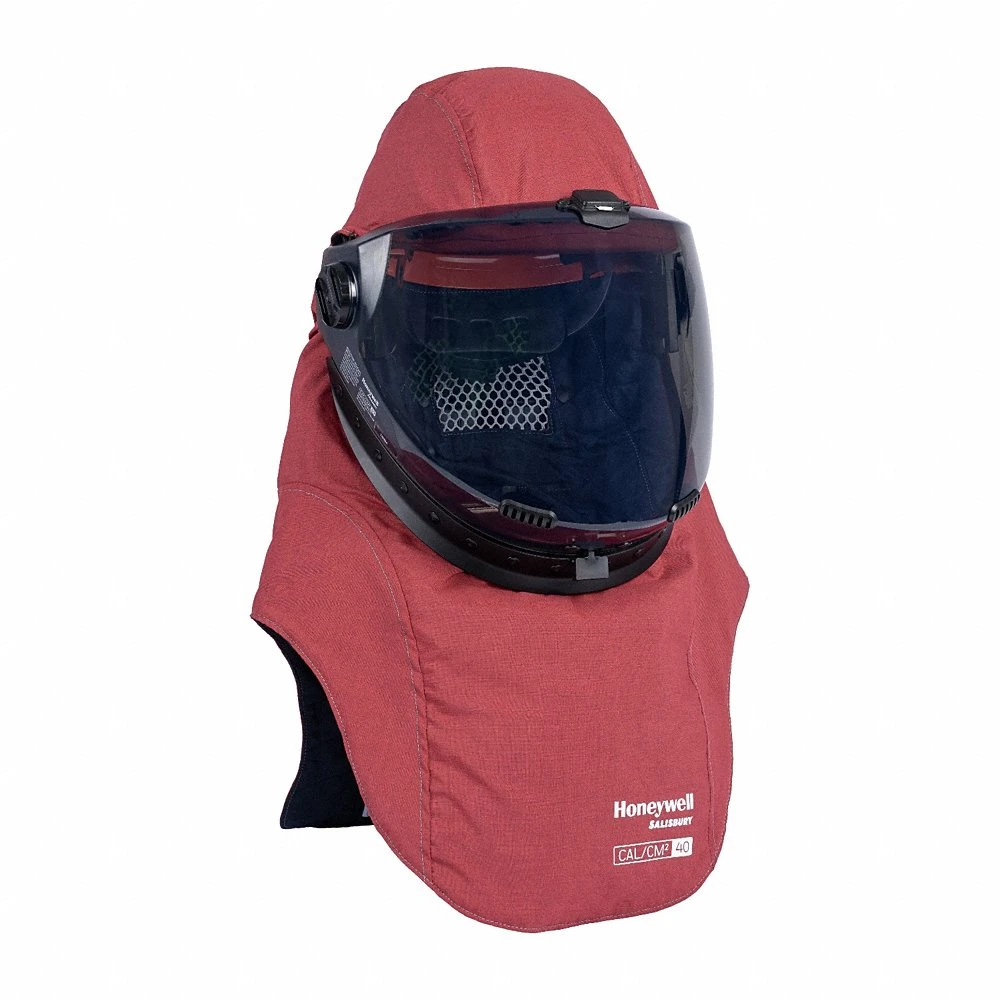 Arc Flash Hood, Face Shield Fitted, 40 cal/sq cm